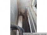 Corroded plant floor